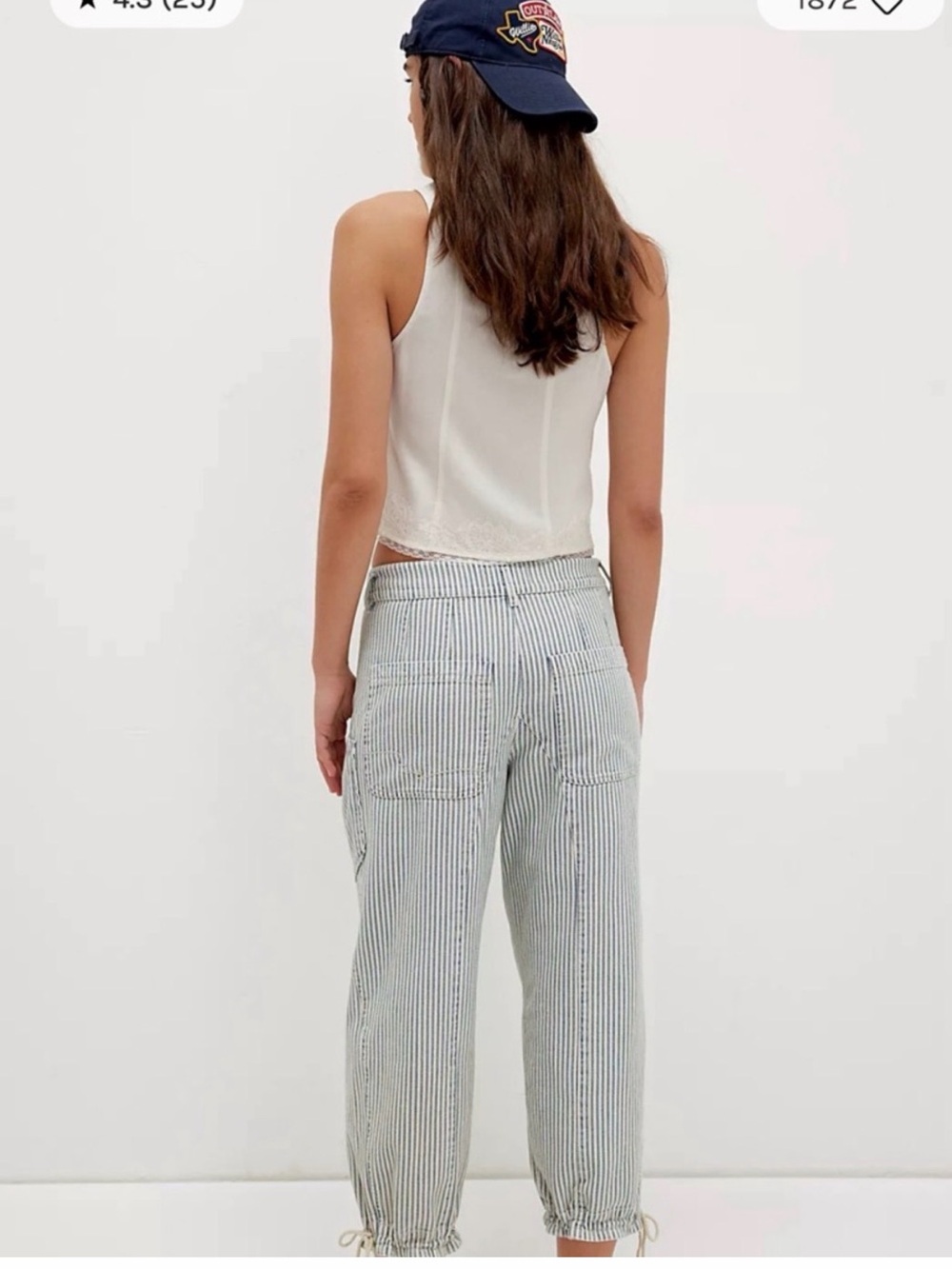 We the Free/Free People Smooth Sailing Cropped Jeans. - Picture 3 of 4